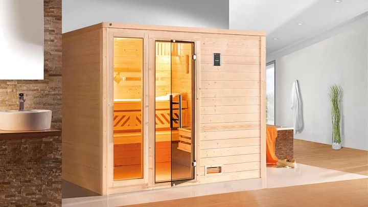 Massivholzsauna Bergen