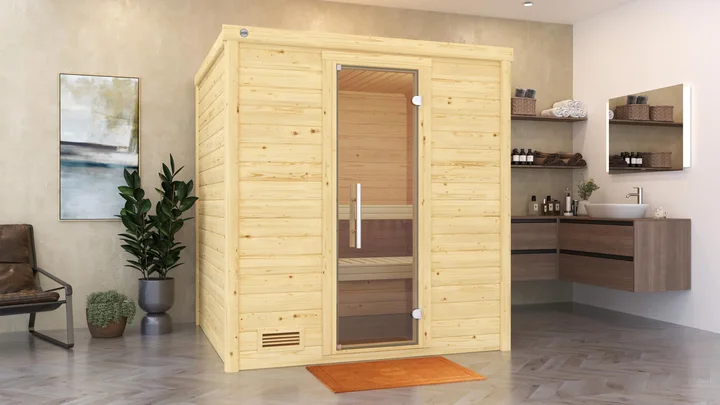 Massivholzsauna Bergen