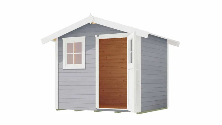 Gartenhaus Blackmount 123, 241x205, Carbongrau