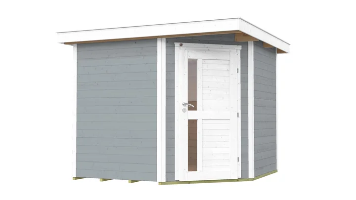 Gartenhaus Blackmount Angle 229, 239x235, Carbongrau