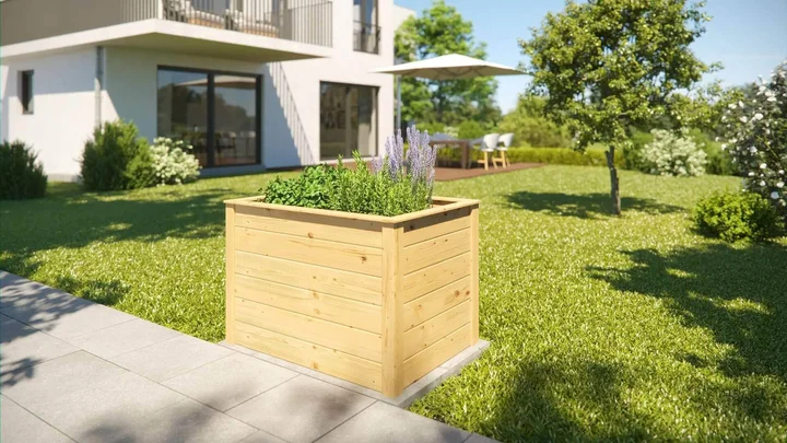 Element-Hochbeet 669,98x69, Naturbelassen