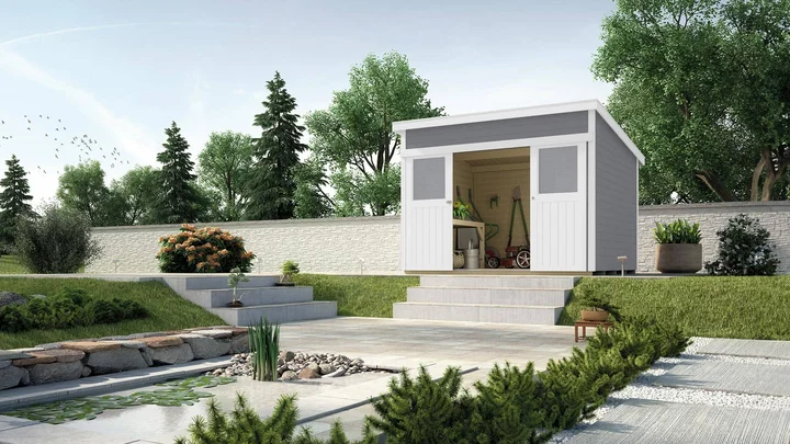 Schiebetürhaus Stockton 225, 295x215, Carbongrau