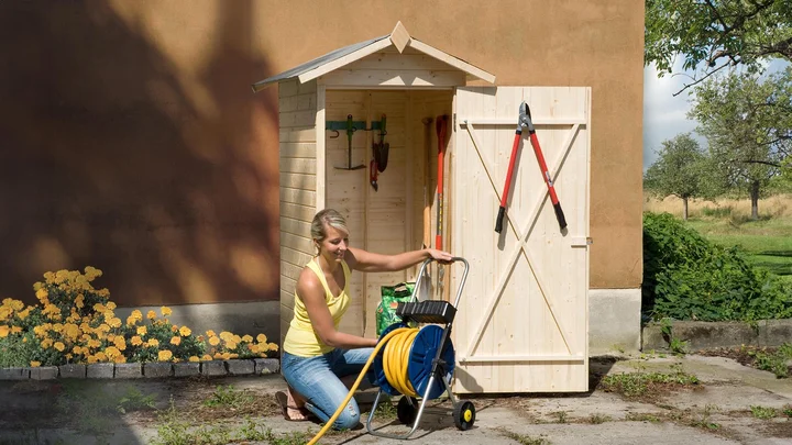 Gartenschrank 351, 83x85, Naturbelassen