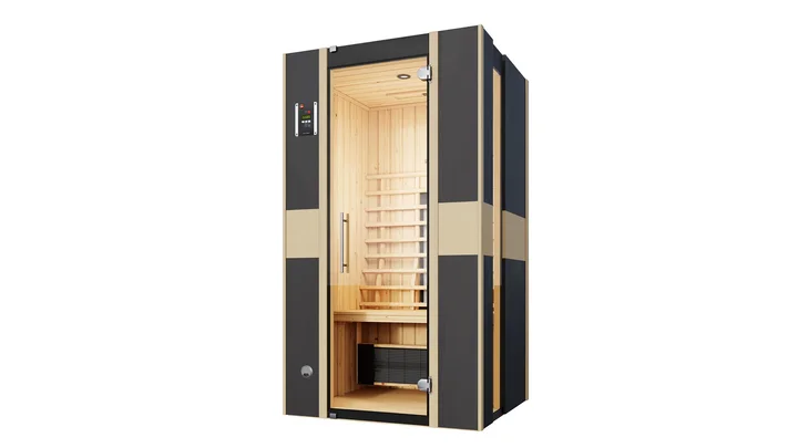 Infrarotkabine Mila, 108x99, Naturbelassen
