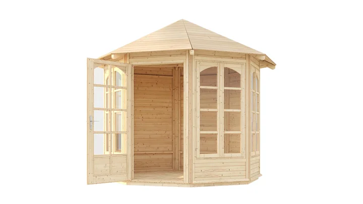 Pavillon 234, 282x305, 3 Wände, 4 Fenster