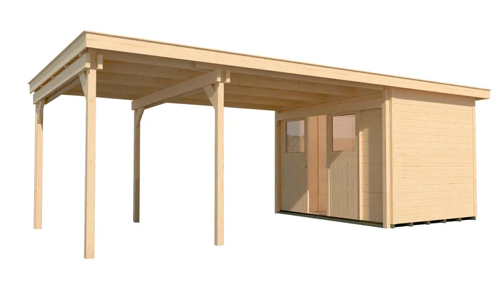 Schiebetürhaus Stockton 225, 647x299, Anbau2, naturbelassen