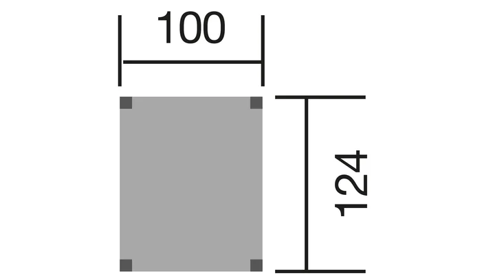 Tabaluga Drachenturm 816,124x100, Naturbelassen