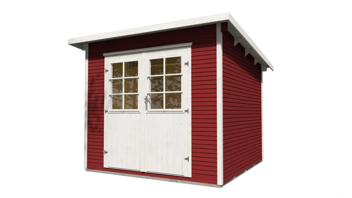 Gartenhaus Barrie wekaLine 219, 235x241, Schwedenrot