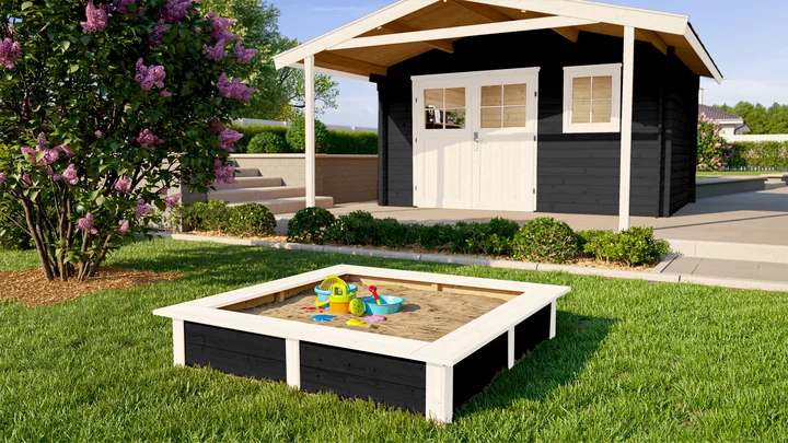 Sandkasten 816, 119x119, Anthrazit