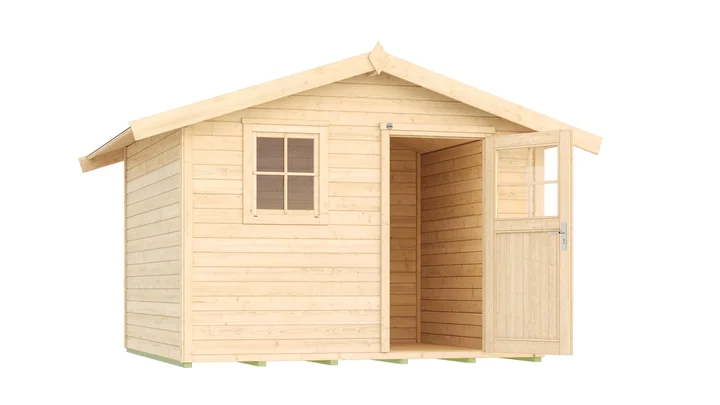 Gartenhaus Blackmount 123, 301x205, Naturbelassen