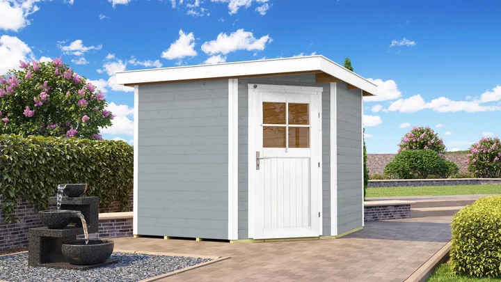 Gartenhaus Blackmount Angle 229, 239x235, Carbongrau