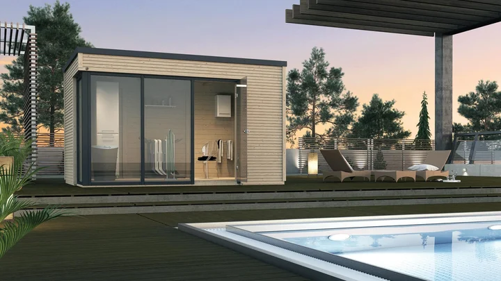 Gartenhaus Cubilis wekaLine 412, 380x380, Naturbelassen