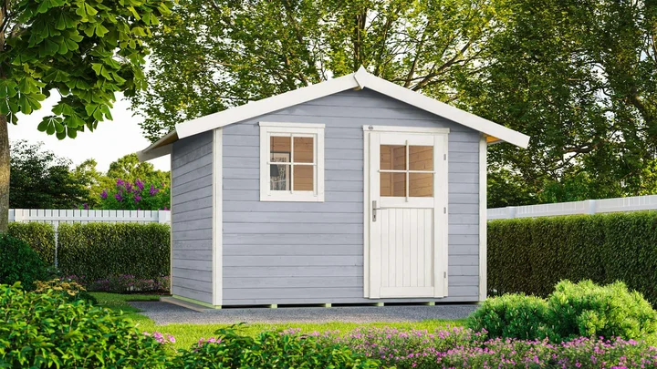 Gartenhaus Blackmount 123, 301x235, Carbongrau