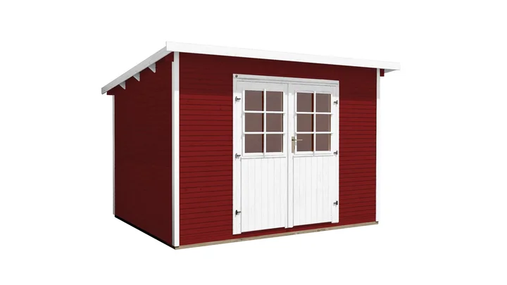 Gartenhaus Barrie wekaLine 219, 295x300, Schwedenrot