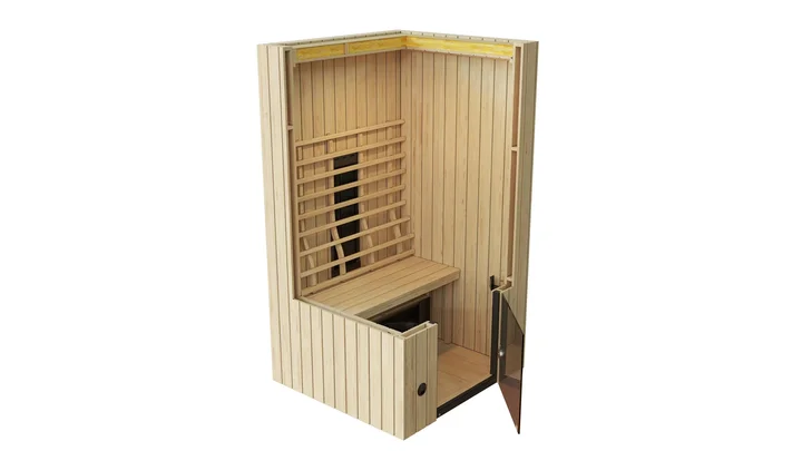 Infrarotkabine Tanilla, 108x99, Naturbelassen
