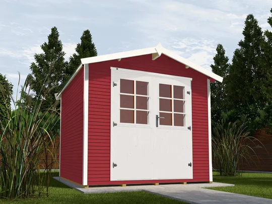 Gartenhaus Barrie wekaLine 218, 241x205, Satteldach, schwedenrot