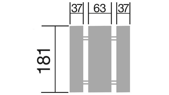 Sitzbankgarnitur 662, 142x135, Grün imprägniert