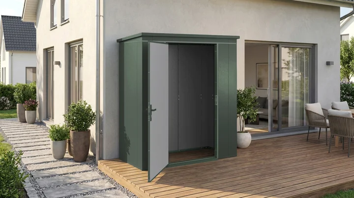 Gerätehaus Gary, 87x187, Grün