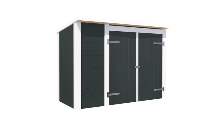 Fahrrad- und Mülltonnenbox 367, 205x84, Anthrazit