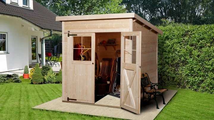 Gartenhaus Blackmount 325, 152x194, Naturbelassen