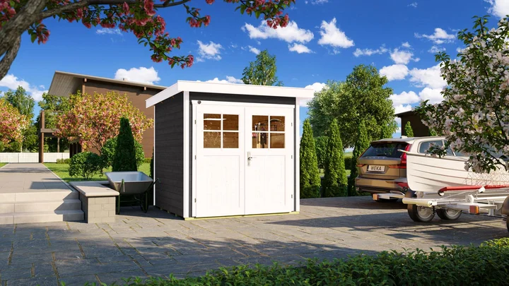 Gartenhaus Blackmount 227, 205x209, Anthrazit