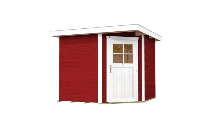 Gartenhaus Blackmount Angle 229, 239x235, Schwedenrot