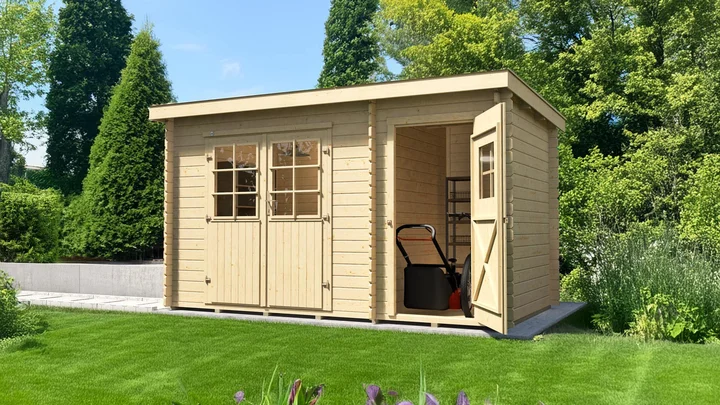 Gartenhaus Vaduz 254, 370x250, Naturbelassen