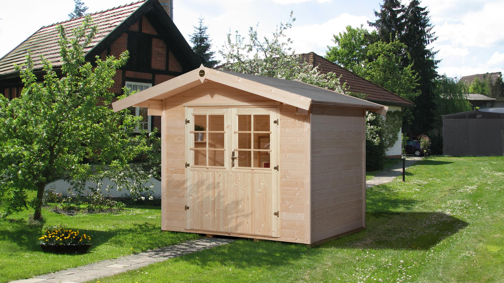 günstig Gartenhaus Holzbau WEKA kaufen – | Restposten