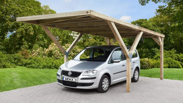 Carport 612,300x362, Grün imprägniert