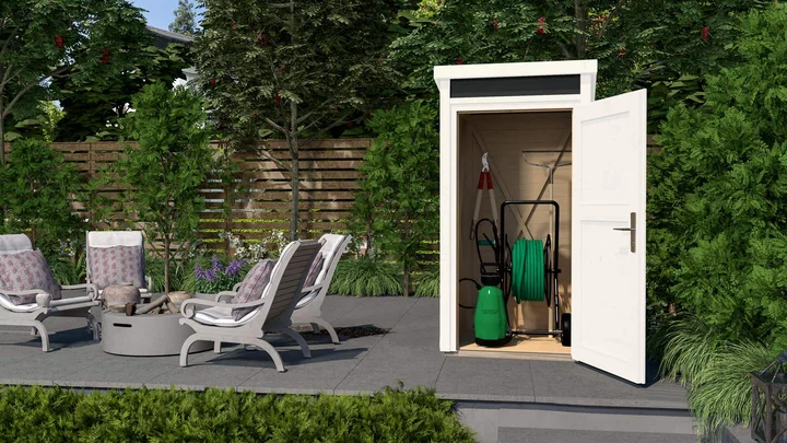 Gartenschrank 367, 109,6x106,2, Einzeltür, anthrazit