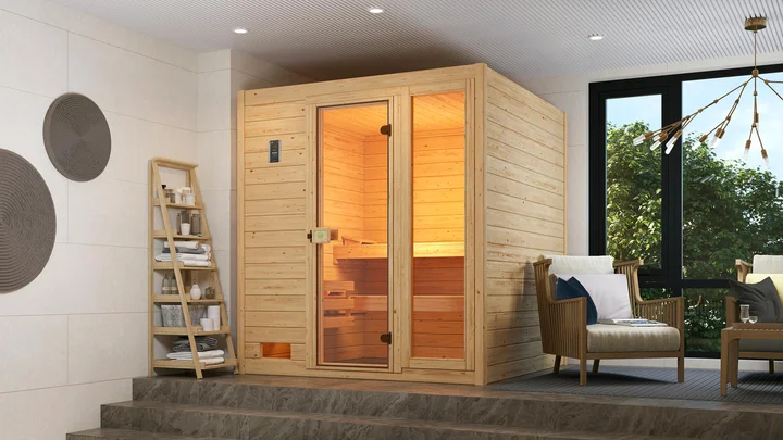 Massivholzsauna Valida