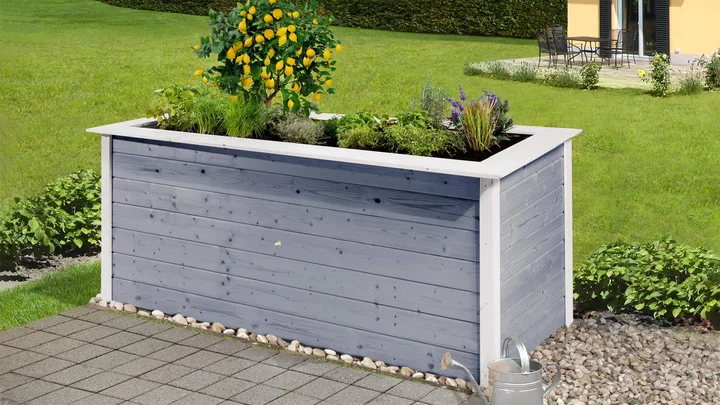 Profi-Hochbeet 669, 205x92, Grau