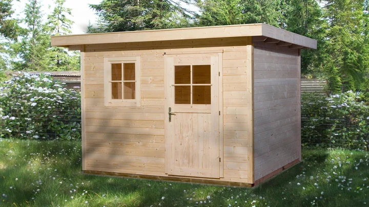 Gartenhaus Blackmount 170, 295x300, Einzeltür, naturbelassen