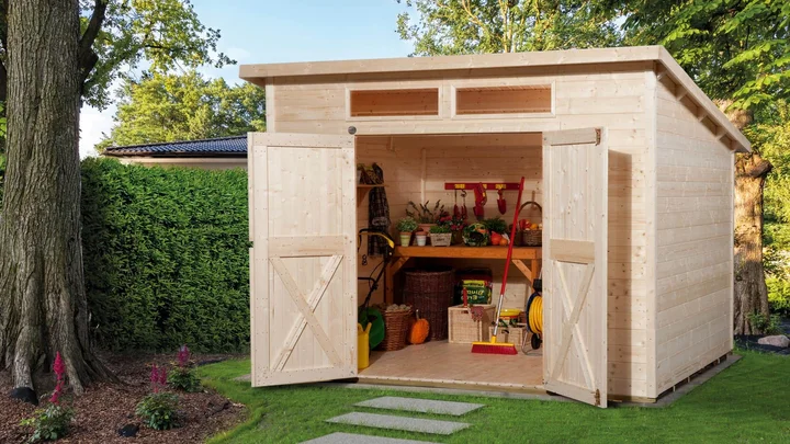 Gartenhaus Limmen 325, 299x250, Naturbelassen