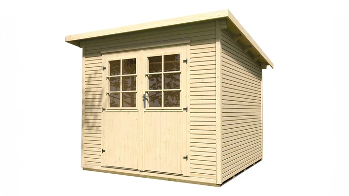 Gartenhaus Barrie wekaLine 219, 235x240, Naturbelassen