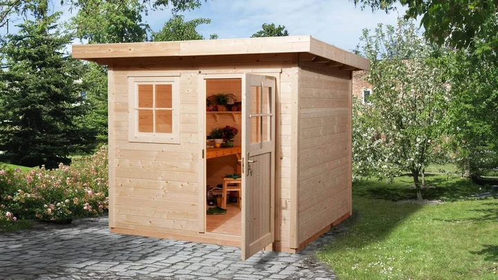 Gartenhaus Blackmount 170, 235x240, Einzeltür, naturbelassen