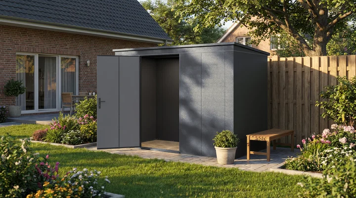 Gerätehaus Gary, 287x137, Anthrazit