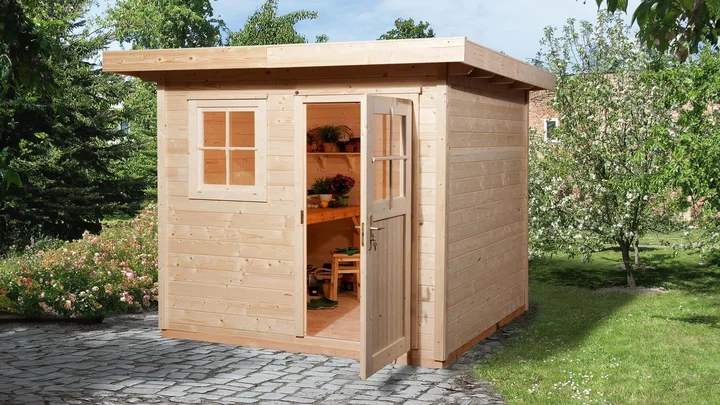 Gartenhaus Blackmount 170, 235x210, Einzeltür, naturbelassen