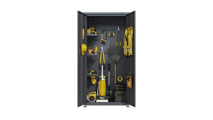 Terrassenschrank Gary, 90x65, Anthrazit