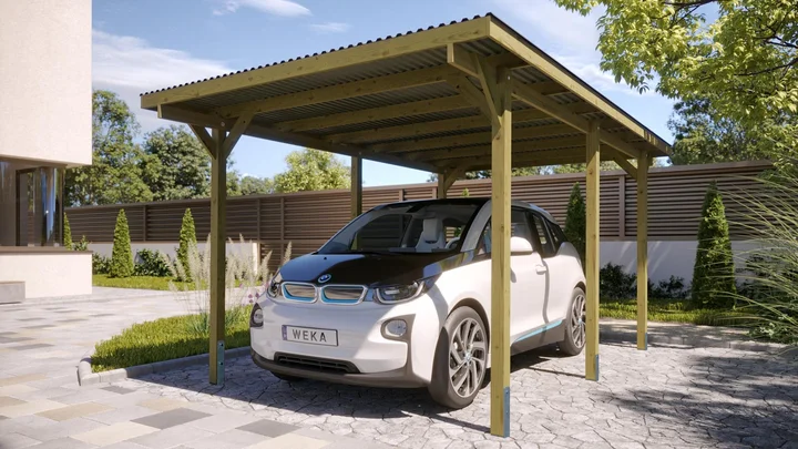 Carport 606, 268x389, Kunststoffdach