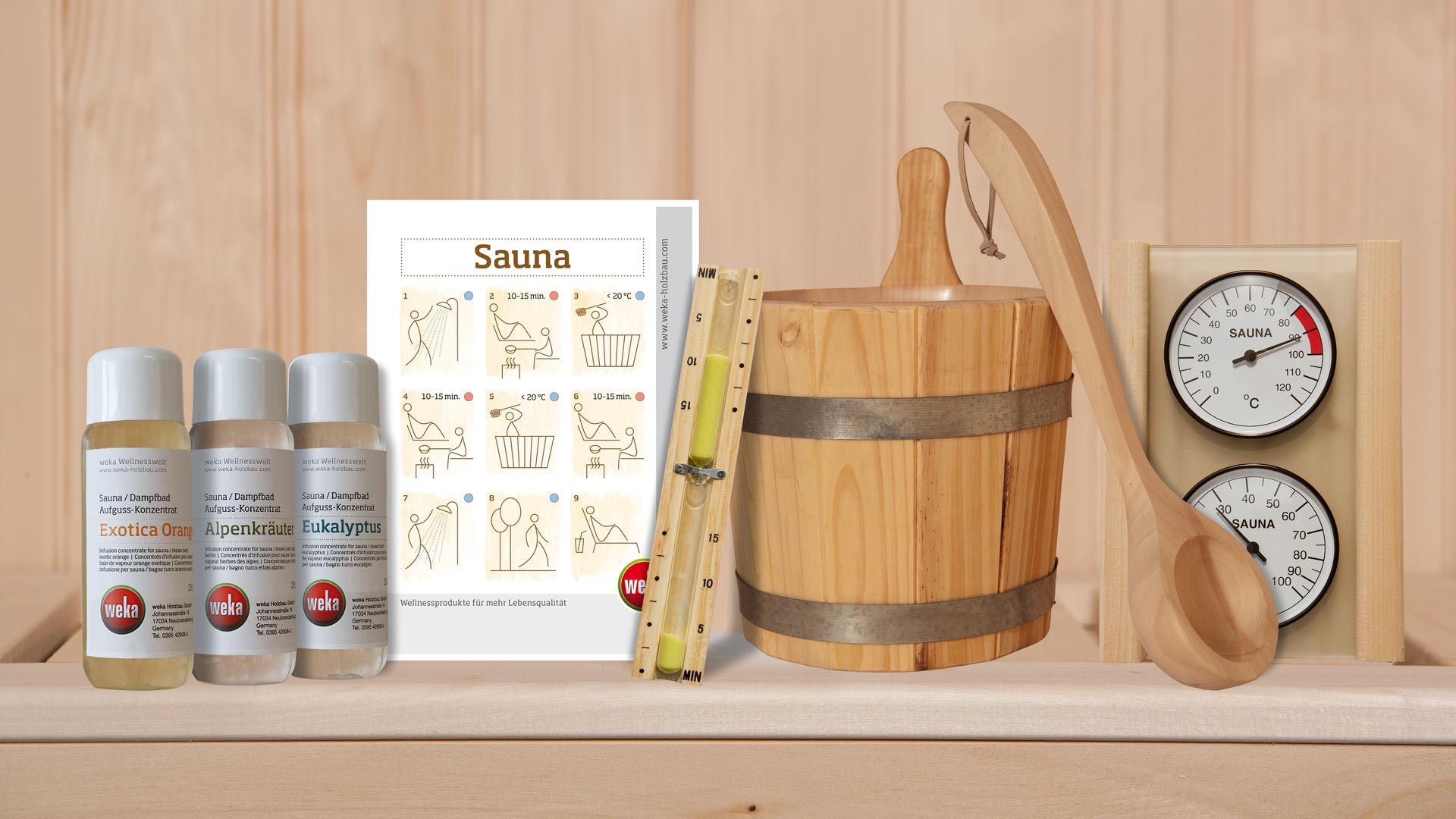 Premium-Sauna-Starterset Primus 1