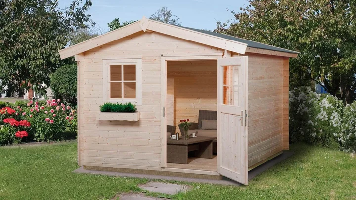 Gartenhaus Blumberg 106, 250x200, Naturbelassen