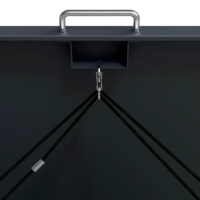 Mülltonnenbox Gary, 198,5x80, 3er, anthrazit