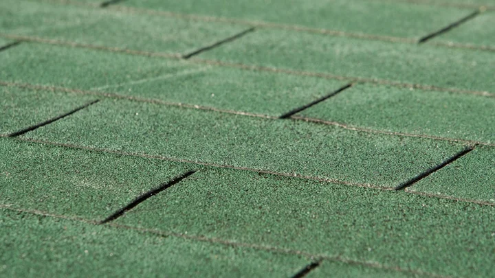 Bitumen-Dachschindeln, Rechteck, Grün