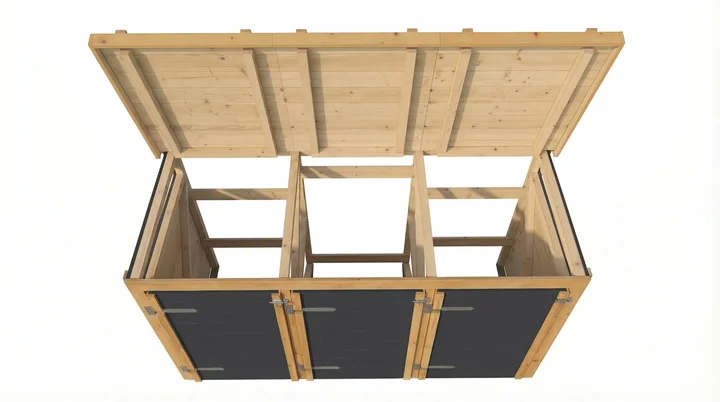 Mülltonnenbox Killarney, 92x230, Anthrazit