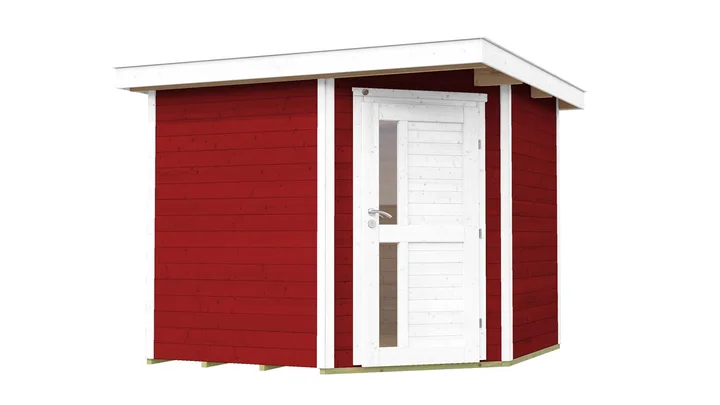 Gartenhaus Blackmount Angle 229, 239x235, Schwedenrot